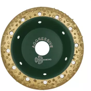 Чашка шлифовальная обдирочная круглая по дереву Trio-Diamond 390101 125x22.2 мм