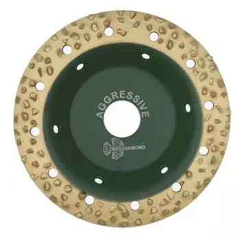 Чашка шлифовальная обдирочная плоская по дереву Trio-Diamond 390001 125x22.2 мм