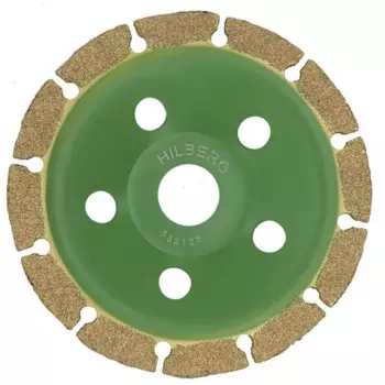 Чашка шлифовальная обдирочная плоская по дереву Hilberg 533125 125x22.2 мм