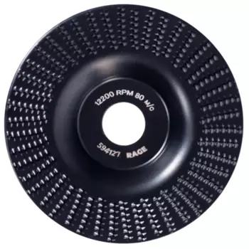 Чашка шлифовальная обдирочная плоская по дереву Rage by Vira 594127 125x22.2 мм