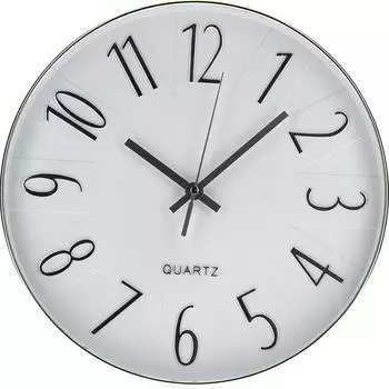 Часы настенные «Белый агат» 30 см
