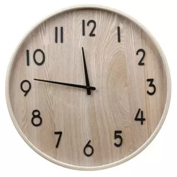 Часы настенные Dream River круглые МДФ цвет бежевый бесшумные 55 см