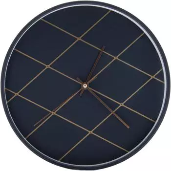 Часы настенные «Ромбы в темном» 30 см