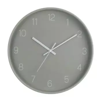 Часы настенные Troykatime круглые пластик цвет серо-зеленый бесшумные 31 см