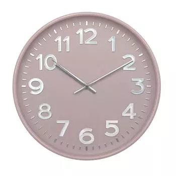 Часы настенные Troykatime ø30 см цвет розовый