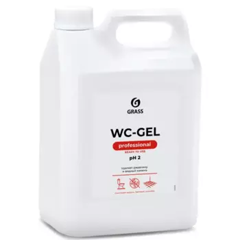 Чистящее средство для чистки сантехники Grass Gloss WC-Gel 5 л