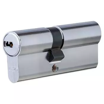 Цилиндр Abus 30х40 мм, ключ/ключ, цвет никель
