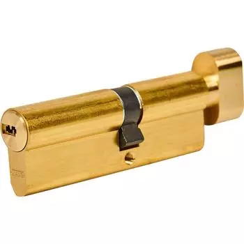 Цилиндр Abus KD6MM 50x40 мм ключ/вертушка цвет золото