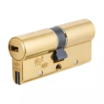 Цилиндр Cisa AP4S OP3S1-13.66, 30x10x30 мм, ключ/ключ, цвет латунь