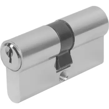 Цилиндр для замка AX100/60 30x30 мм ключ/ключ, цвет хром
