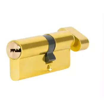 Цилиндр EDS-CYL 30x40 мм ключ/вертушка цвет латунь