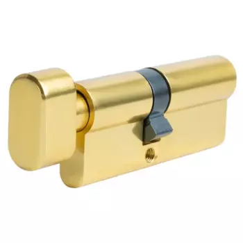 Цилиндр EDS-CYL 35x45 мм ключ/вертушка цвет латунь