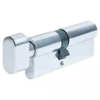 Цилиндр EDS-CYL 35x45 мм ключ/вертушка цвет хром