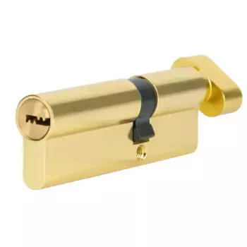 Цилиндр EDS-CYL 35x55 мм ключ/вертушка цвет латунь