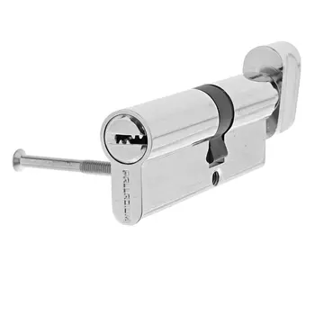 Цилиндр ключ/вертушка 30x40 хром, 2J07 CP