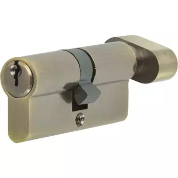 Цилиндр Нора-М Есо Z Лв-70 35x35 мм ключ-вертушка цвет бронза