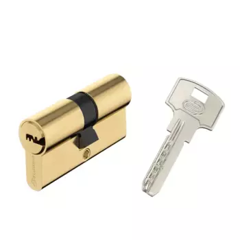 Цилиндр Standers TTBL1-3030, 30x30 мм, ключ/ключ, цвет латунь
