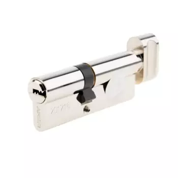 Цилиндровые механизмы Apecs Pro LM-80(35/45C)-C-NI 80 мм, ключ/вертушка, цвет никель