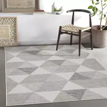 Циновка Дели 120x170 см полипропилен 84118_53211 цвет серый