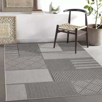 Циновка Дели 160x230 см полипропилен 84107_53211 цвет серый