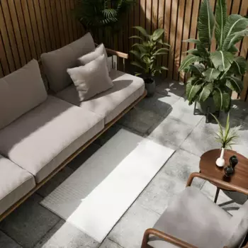 Циновка Дели 60x110 см полипропилен 84216_53311 цвет бирюзовый