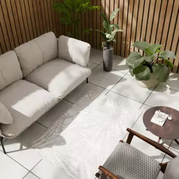 Циновка Дели 80x120 см полипропилен 84115_53211 цвет серый