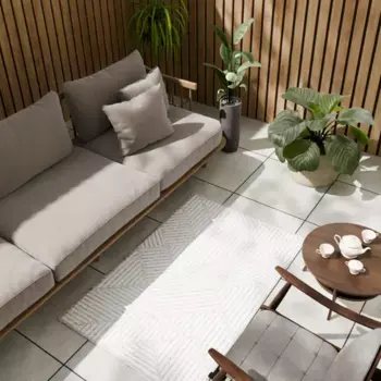 Циновка Дели 80x120 см полипропилен 84116_53211 цвет кремовый