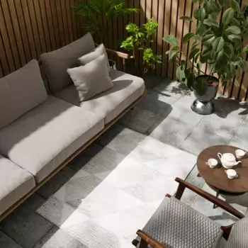 Циновка Дели 80x120 см полипропилен 84118_53211 цвет серый