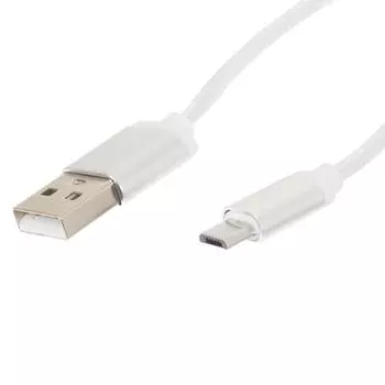 Дата-кабель DCC028 microUSB цвет белый