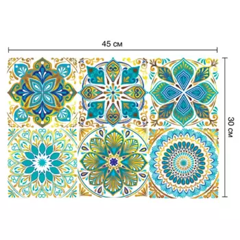 Deco-стикеры Павлин 15x15 см