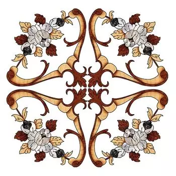 Декор для мебели «Декупаж» JL-720.6 141х138 мм