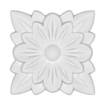 Декор для мебели «Розетка» 534 61х61х8 мм, ПВХ