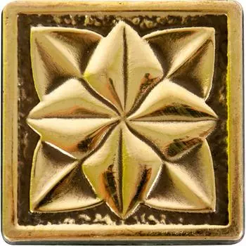 Декор Лилия 5х5 см цвет жёлтый