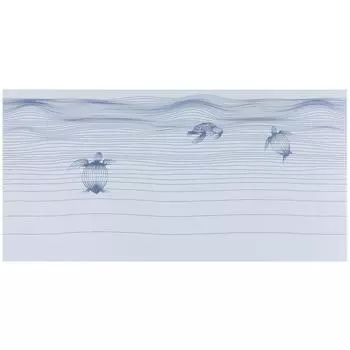 Декор «Марис Черепашка» 30х60 см цвет белый