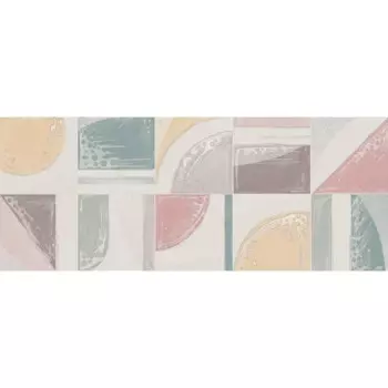 Декор настенный Azori Brillo 20.1x50.5 см глянцевый цвет разноцветный