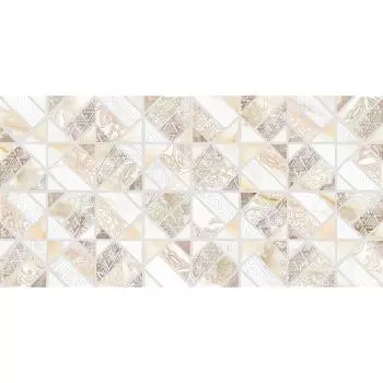 Декор настенный Azori Calacatta Royal Vitrag 31.5x63 см матовый цвет бежевый витраж