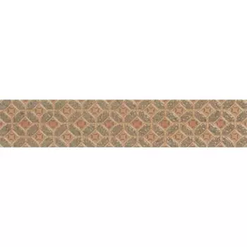 Декор настенный Kerama Marazzi Марракеш 6x28.5 см матовый цвет коричнево-терракотовый