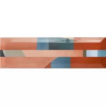 Декор настенный Kerama Marazzi Закат 8.5x28.5см цвет розовый