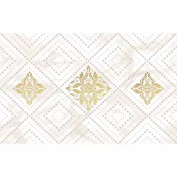 Декор настенный Шахтинская Плитка Тиана 25x40 см глянцевый цвет бежевый с рисунком