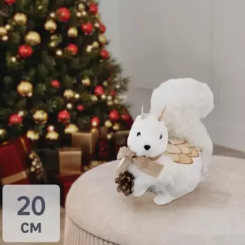 Декоративная фигура «Белочка белая», 20 см