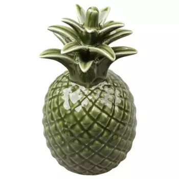 Декоративная фигура Dream River Ананас керамика зеленый 10x20 см