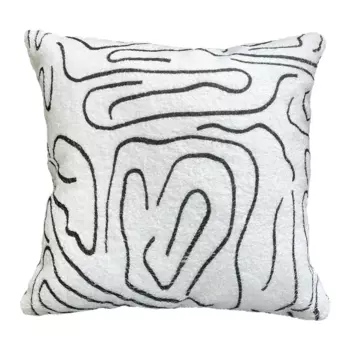 Декоративная подушка Афина 40x40 см цвет черный