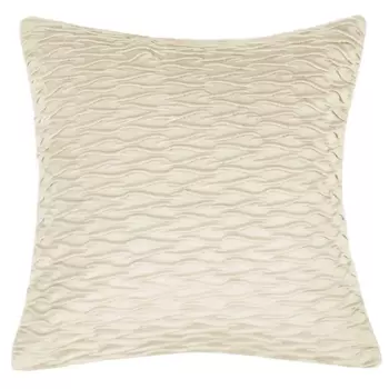 Декоративная подушка Бари 45x45 см цвет экрю