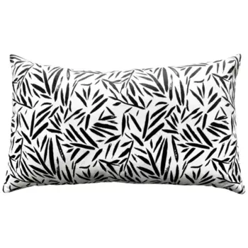 Декоративная подушка Деми 30x50 см цвет черно-белый