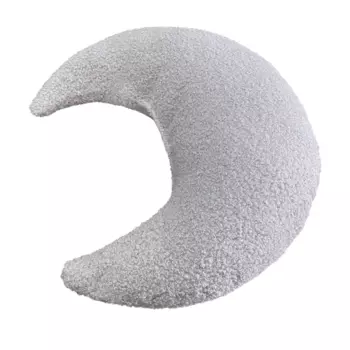 Декоративная подушка Месяц 30x50 см цвет светло-серый