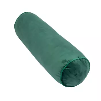 Декоративная подушка Валик 60x20 см цвет зеленый