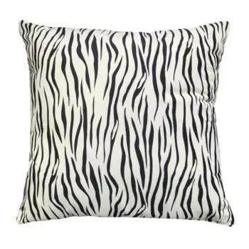 Декоративная подушка Зебра 40x40 см цвет черный
