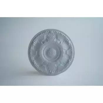 Декоративная потолочная розетка полистирол белая Decoflair D303-430 43 см