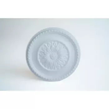 Декоративная потолочная розетка полистирол белая Decoflair D305-380 38 см