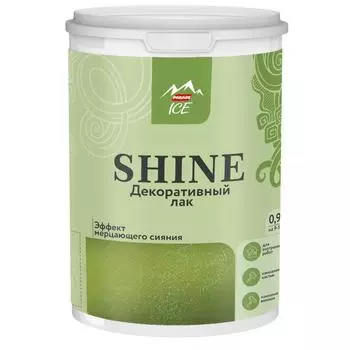 Декоративный лак Parade Ice Shine с эффектом магического мерцающего сияния цвет серебро 0.9 л